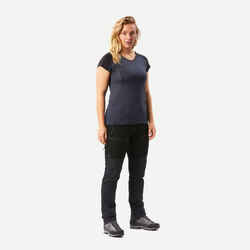 Women’s Merino Wool Short-sleeved Trekking T-Shirt MT500