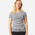 T-shirt de trek voyage manches courtes laine mérinos Femme - TRAVEL 500