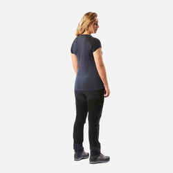 Women’s Merino Wool Short-sleeved Trekking T-Shirt MT500