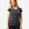 Women Merino Wool Half Sleeve Super Soft T-Shirt Black Grey - TS500