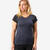 T-shirt de trek manches courtes en laine mérinos femme, Merino Resist gris