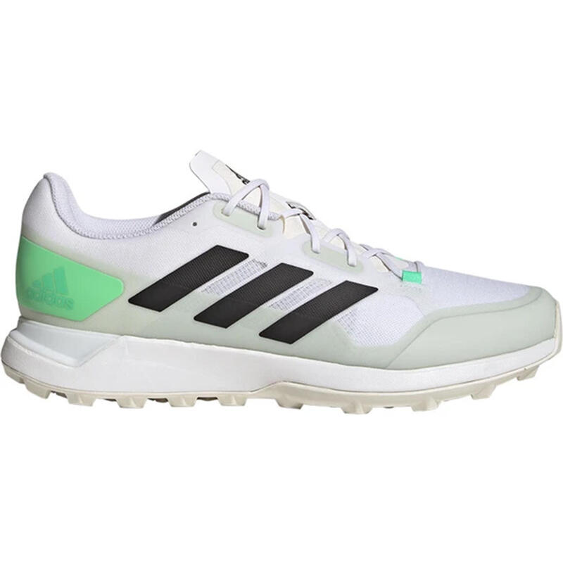 Zapatillas de hockey hierba adulto intensidad fuerte Zone Dox 2.0 blanco/menta