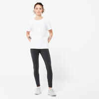 Women's Crew Neck Cotton T-Shirt - White