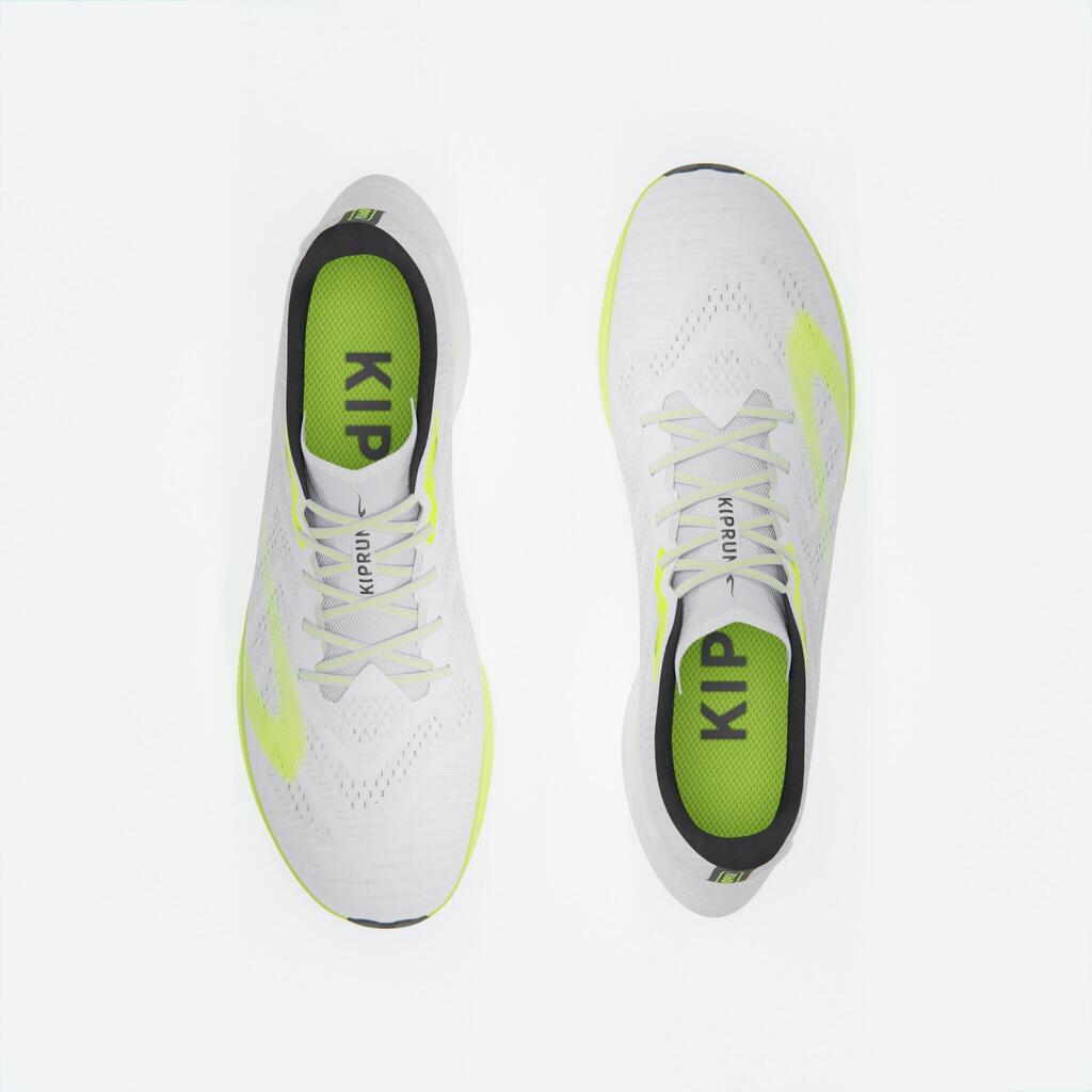 Vīriešu skriešanas apavi “Kiprun KD900 Light”, balti/dzelteni