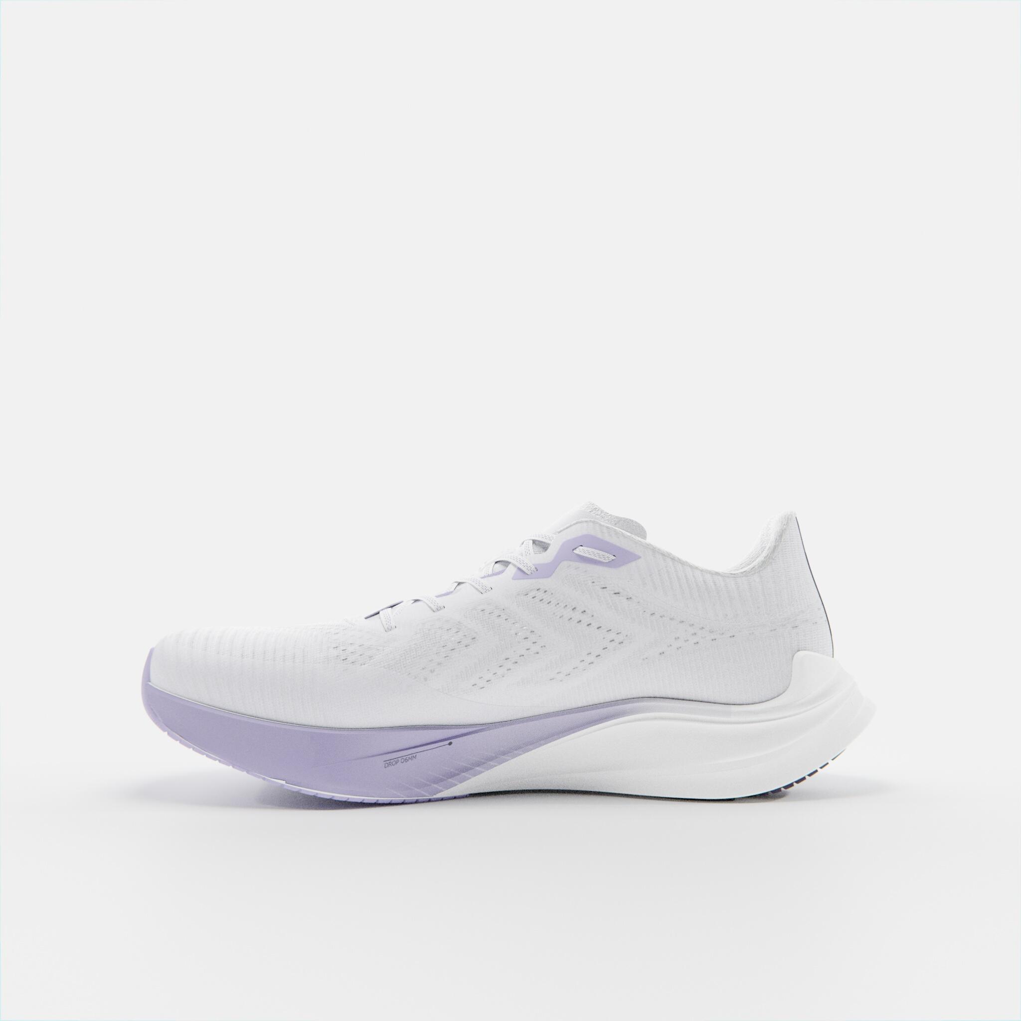 WOMEN'S KIPRUN KD900 RUNNING SHOES - PURPLE WHITE 3/14