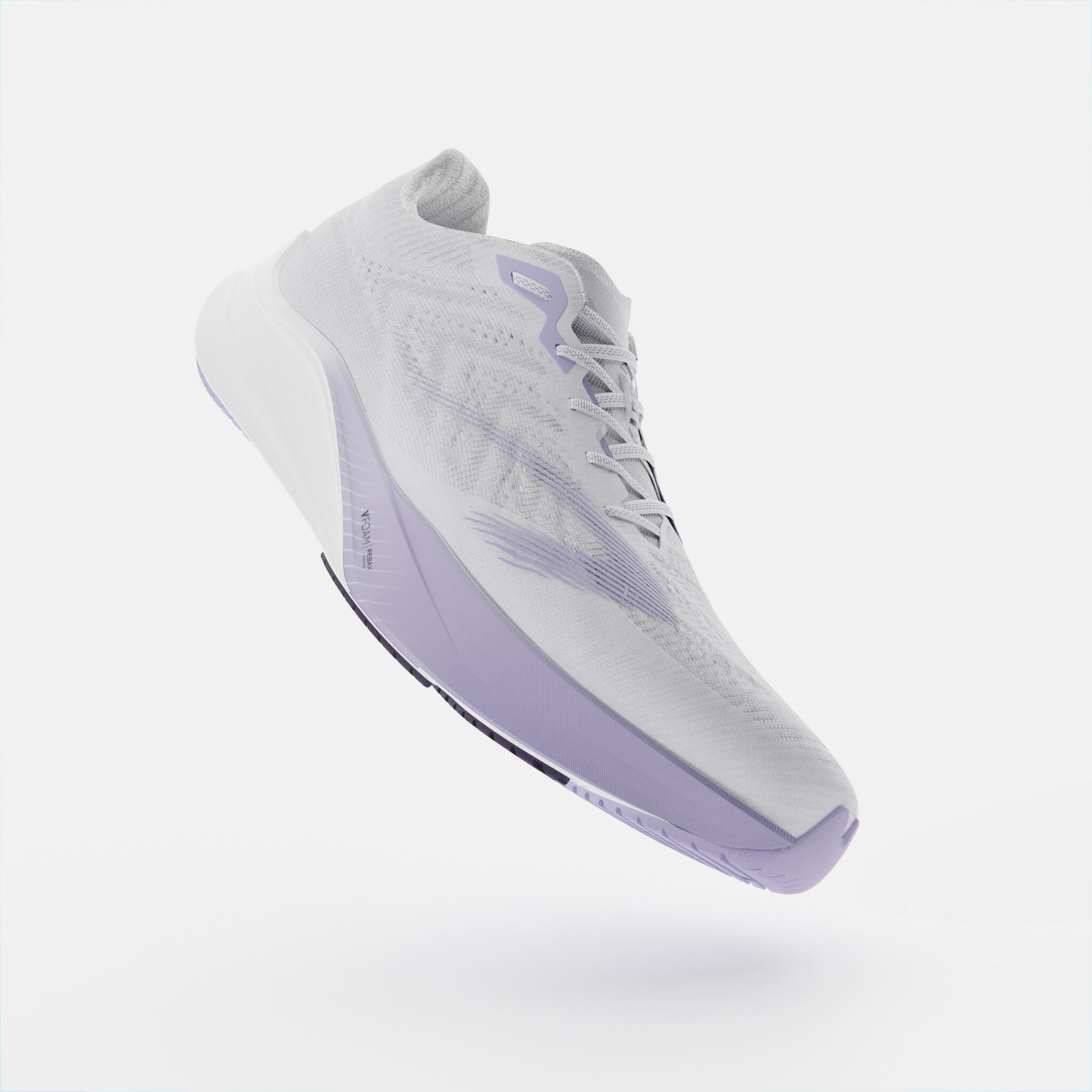 WOMEN'S KIPRUN KD900 RUNNING SHOES - PURPLE WHITE 2/14