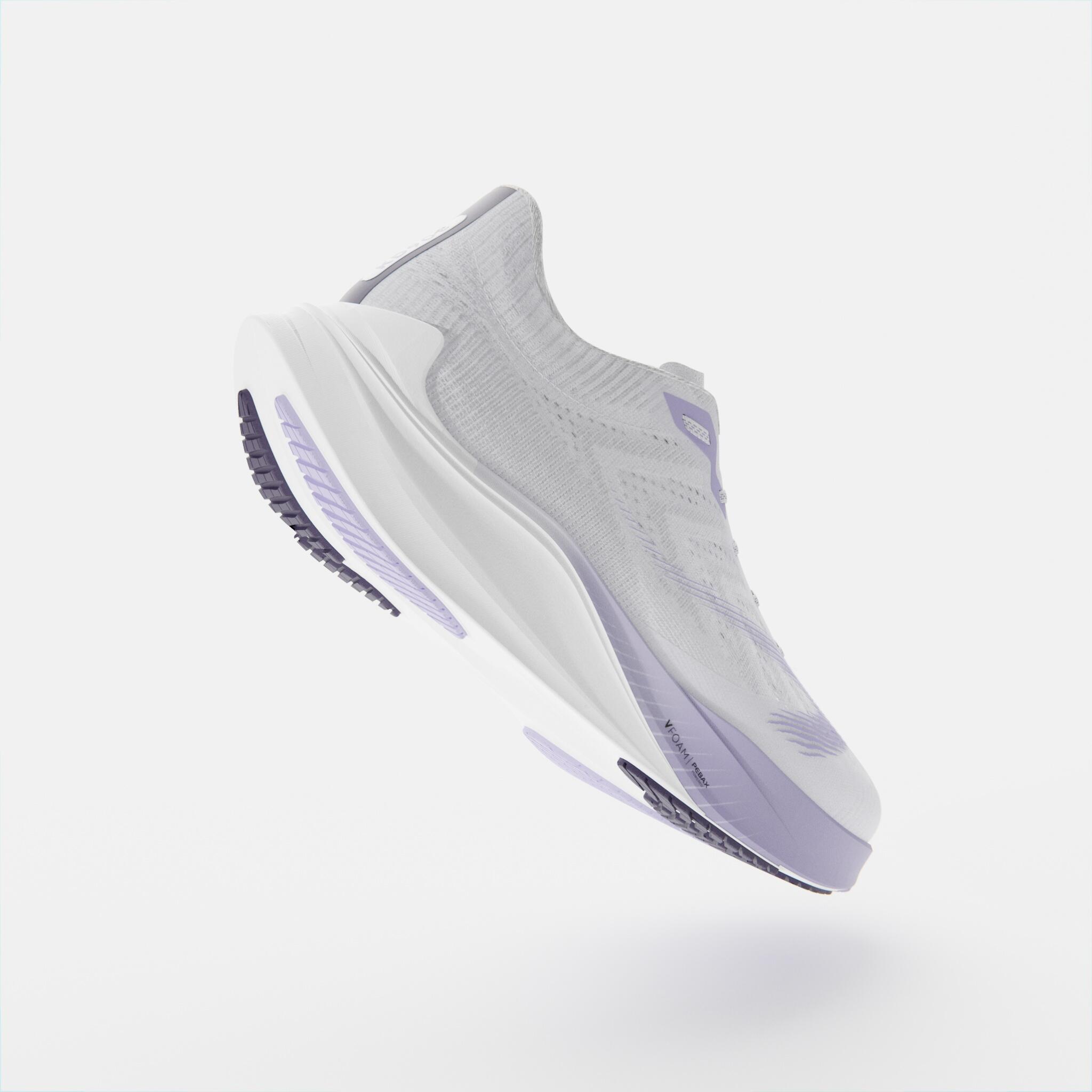 WOMEN'S KIPRUN KD900 RUNNING SHOES - PURPLE WHITE 9/14