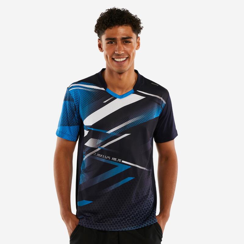 Camiseta de tenis de mesa TTP560 Hombre azul
