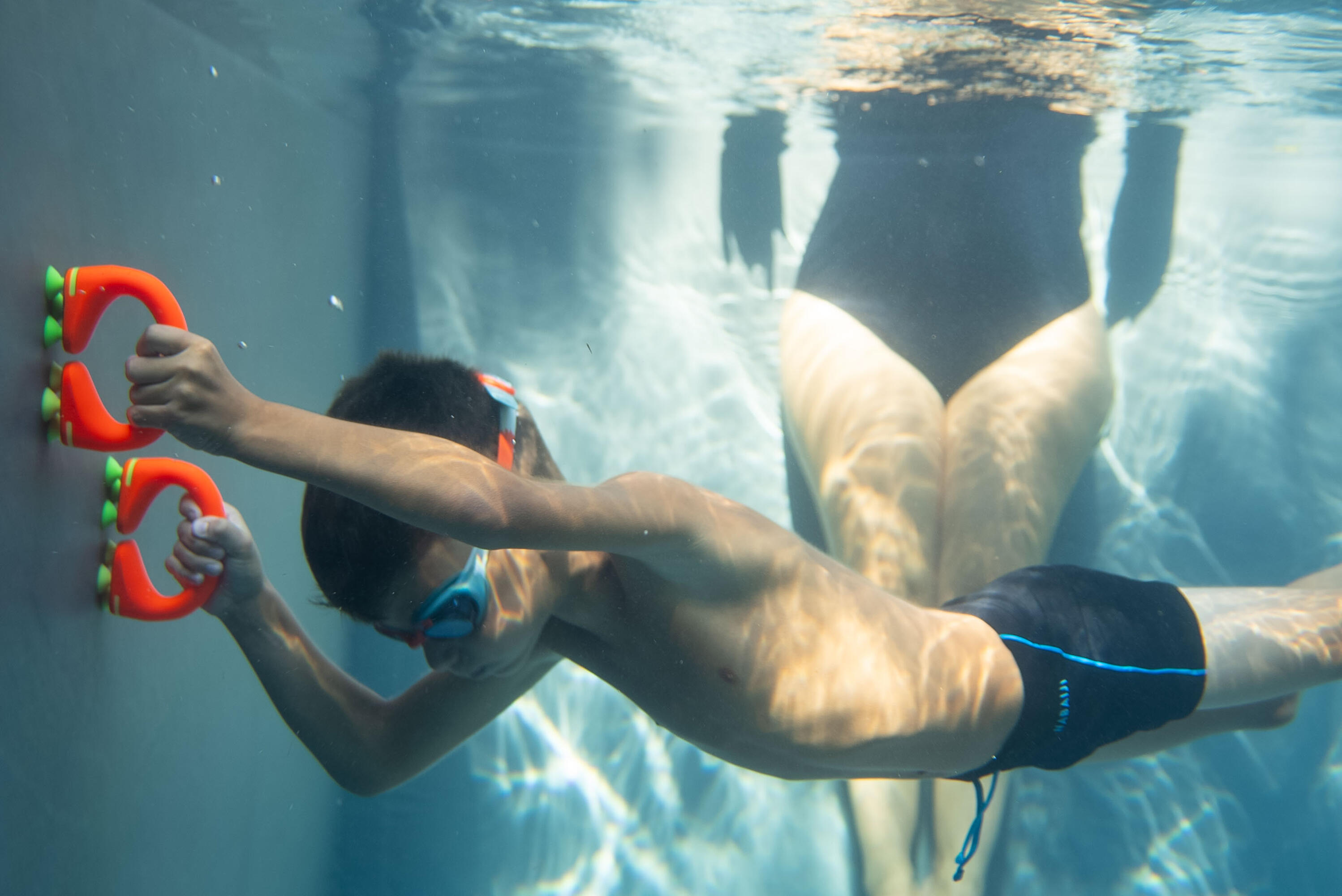 Poignées ventouses pour natation - Ticrawl - NABAIJI