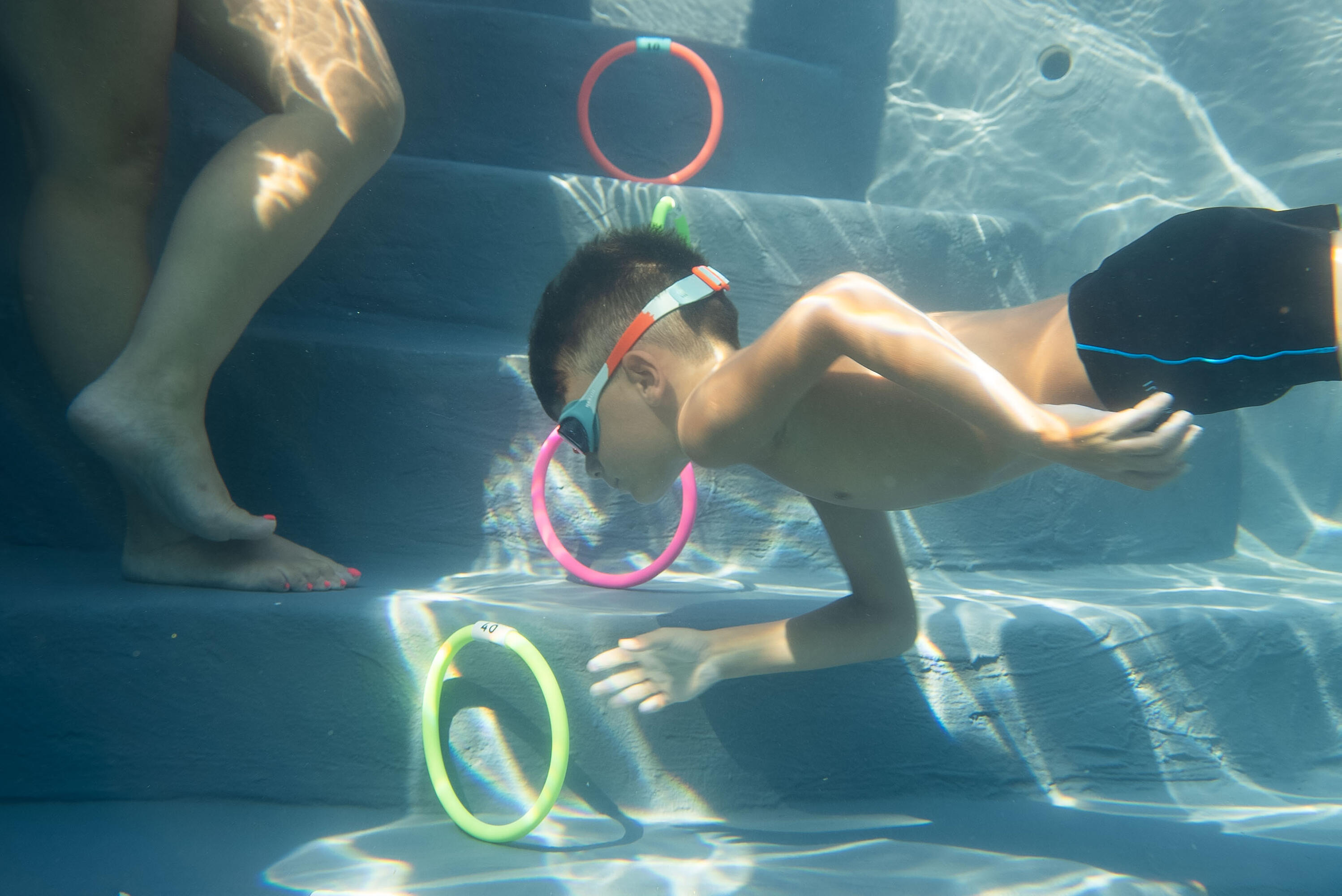 Weighted Aquatic Rings Set - Heavy Rings - NABAIJI