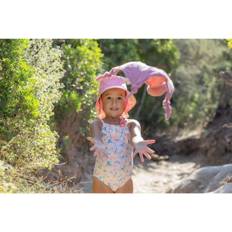 Maillot De Bain Bébé Fille Une Pièce Imprimé Avec Des Volants