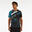 男款桌球T恤TTP560-黑色/藍色
