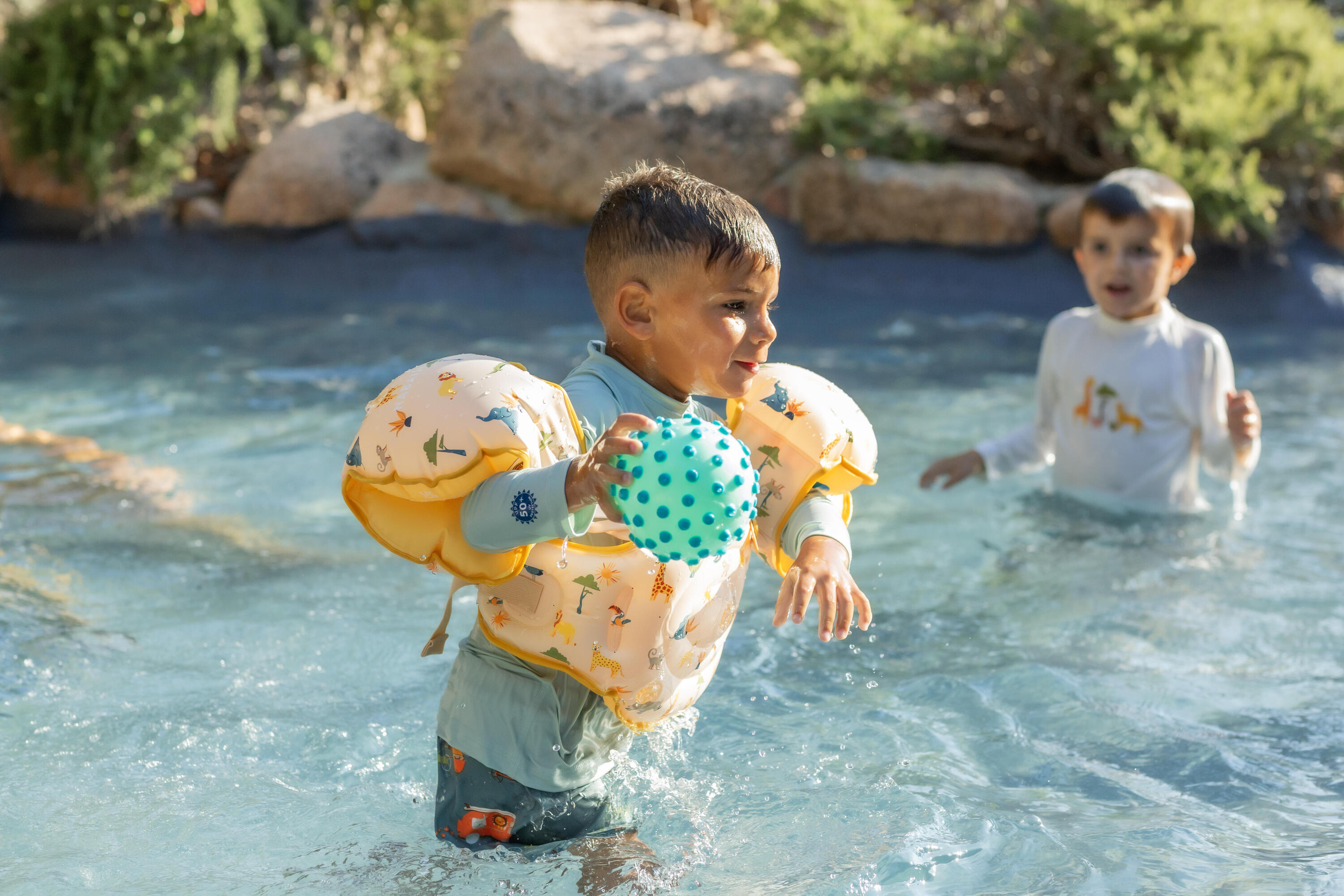 Braccioli-cintura piscina bambini TISWIM SAVANA beige 10/17
