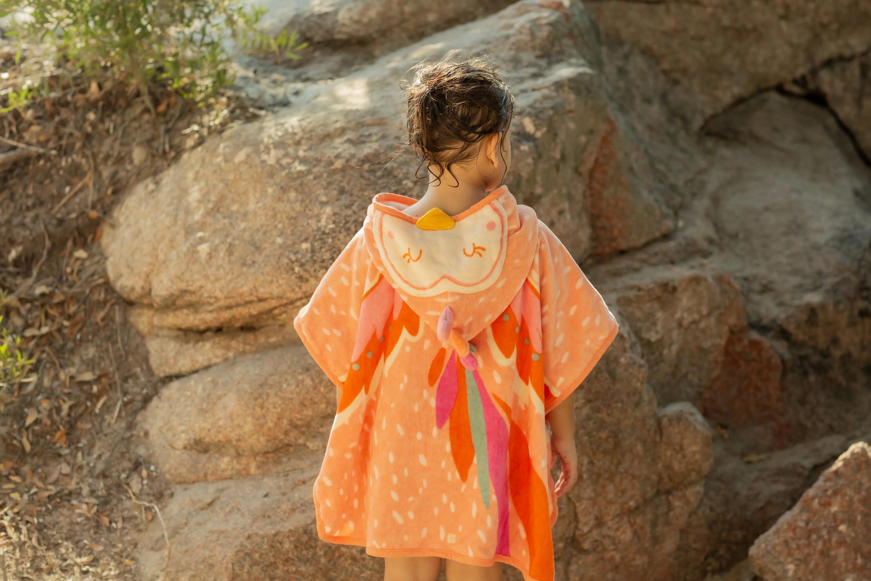 Baby cotton changing poncho - Parrot 14/15