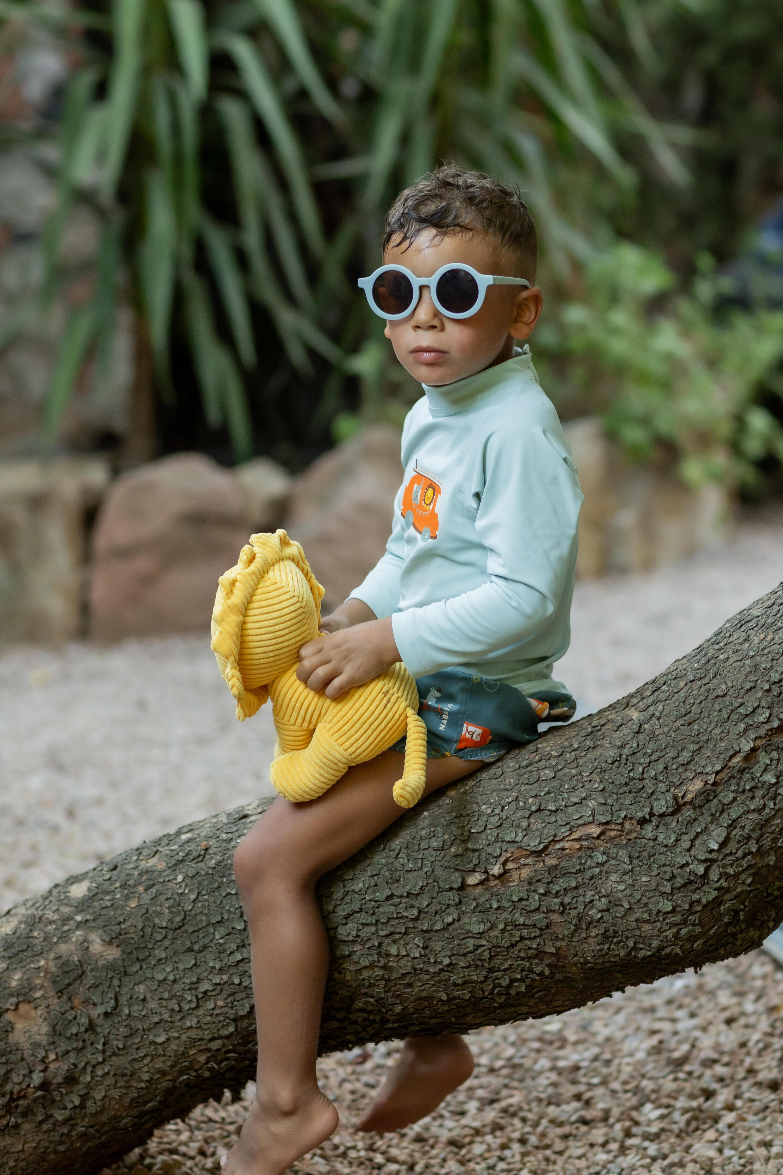 Short De Bain Bébé / Enfant Vert foncé Imprimé Van 7/7