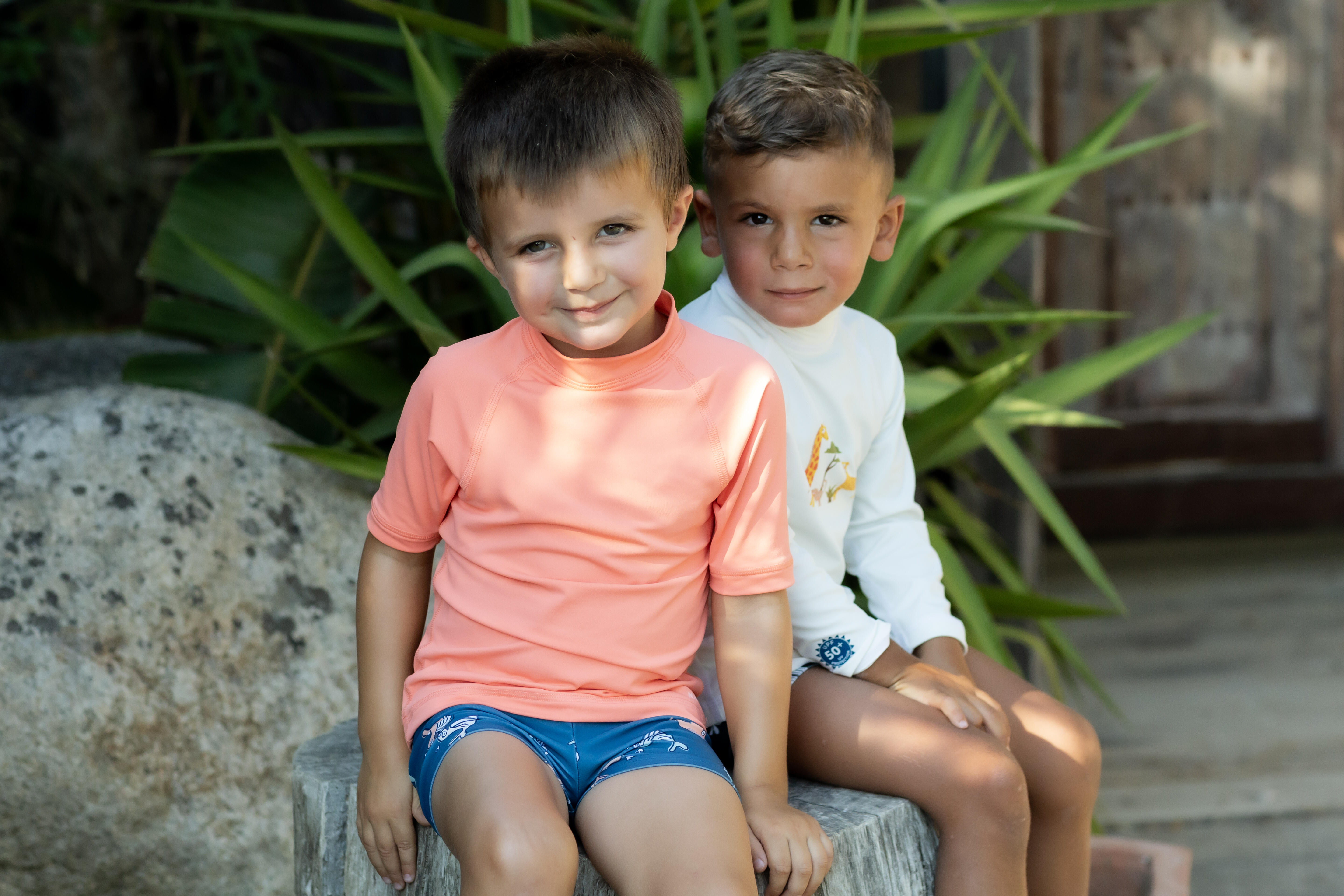 Babies’ Short-Sleeved Rash Guard Age 12 months-5 years - NABAIJI