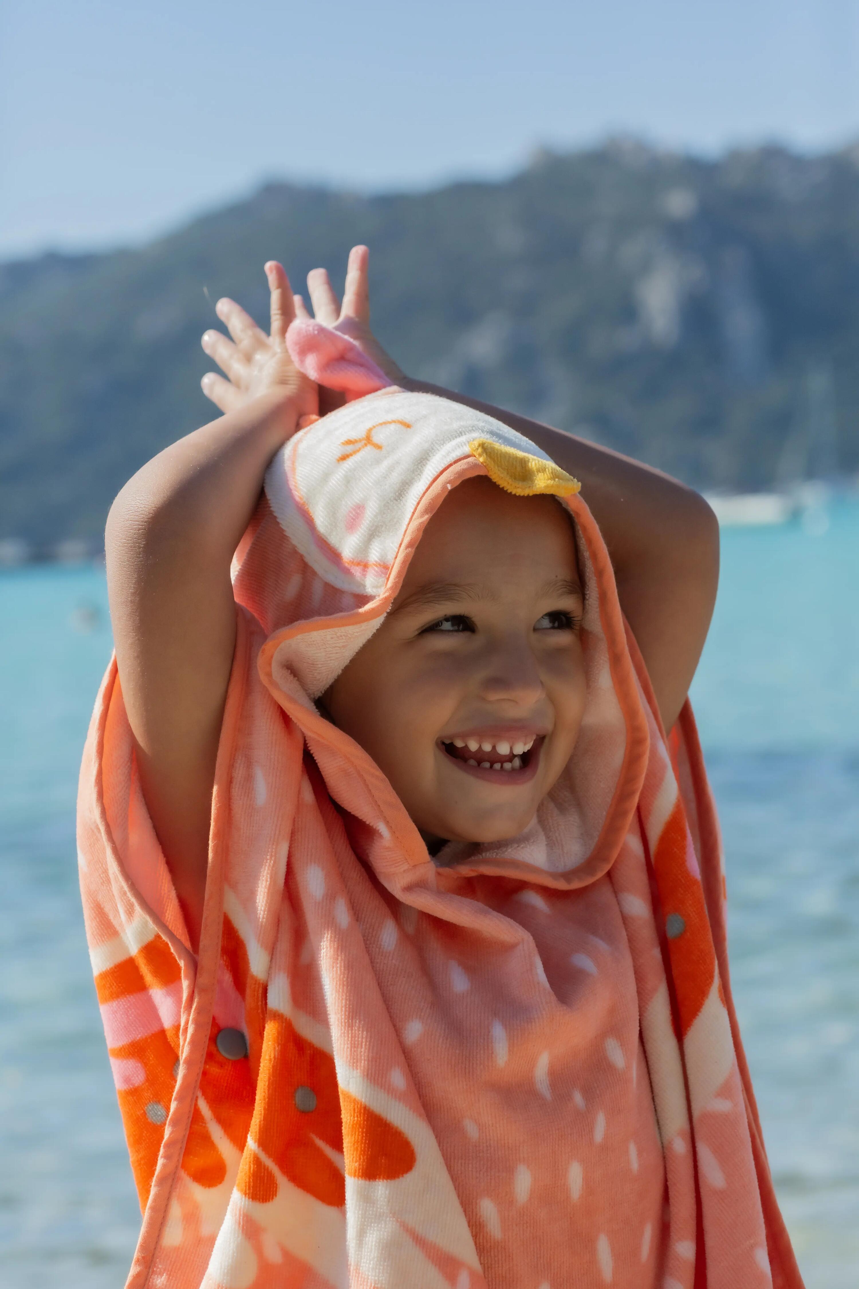 Baby cotton changing poncho - Parrot 9/15