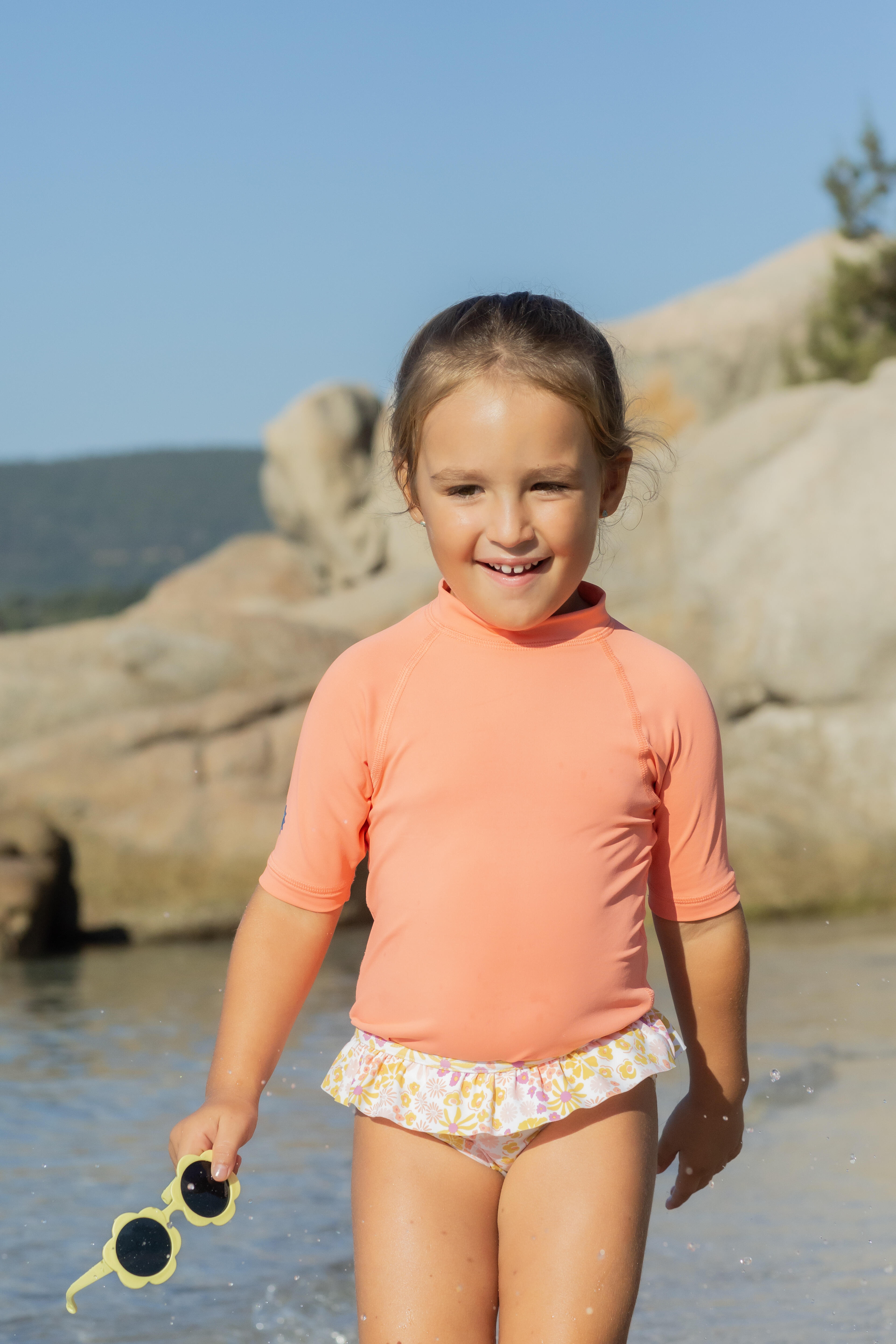 Babies’ Short-Sleeved Rash Guard Age 12 months-5 years - NABAIJI