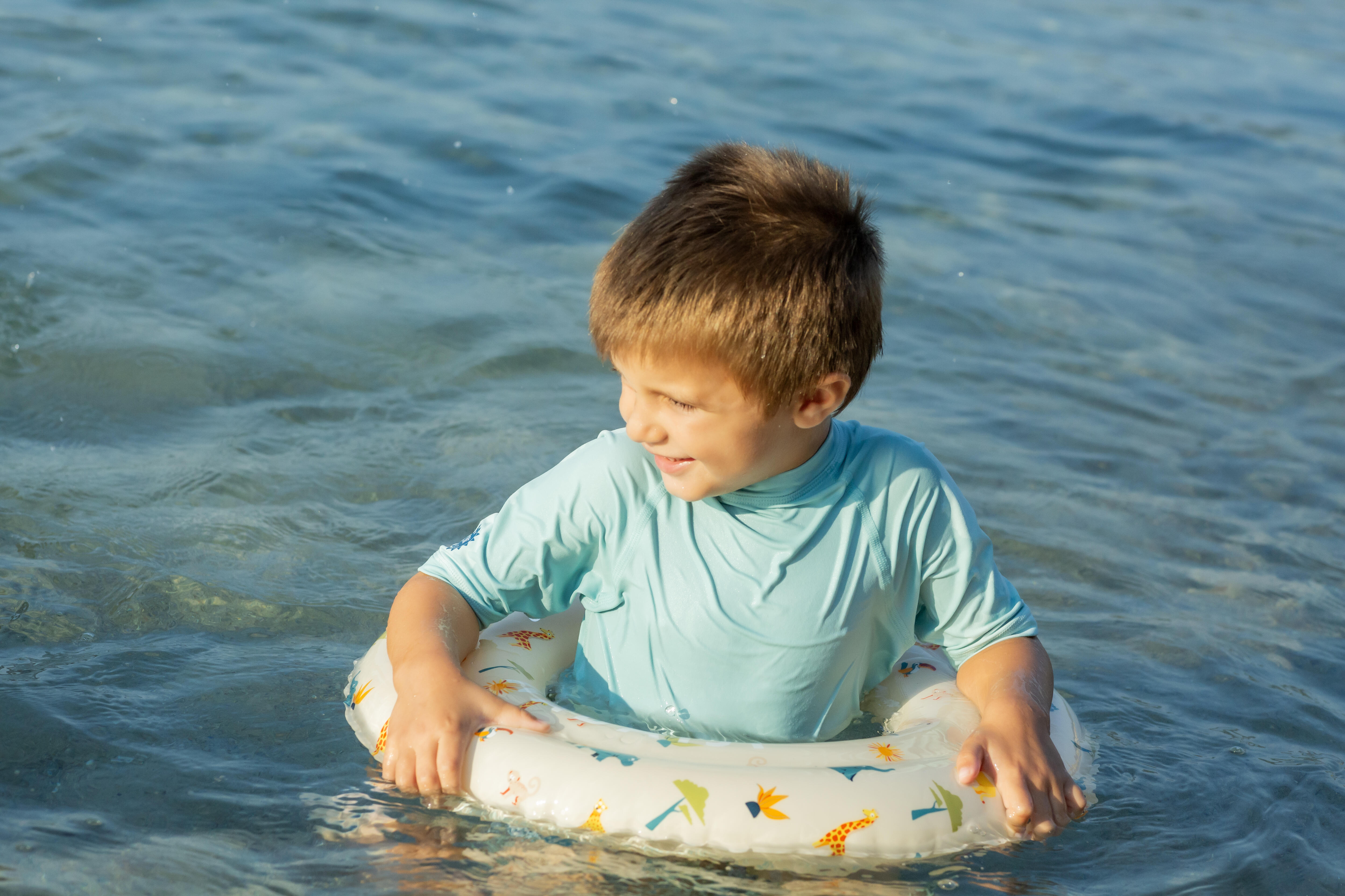 Babies’ Short-Sleeved Rash Guard Age 12 months-5 years - NABAIJI
