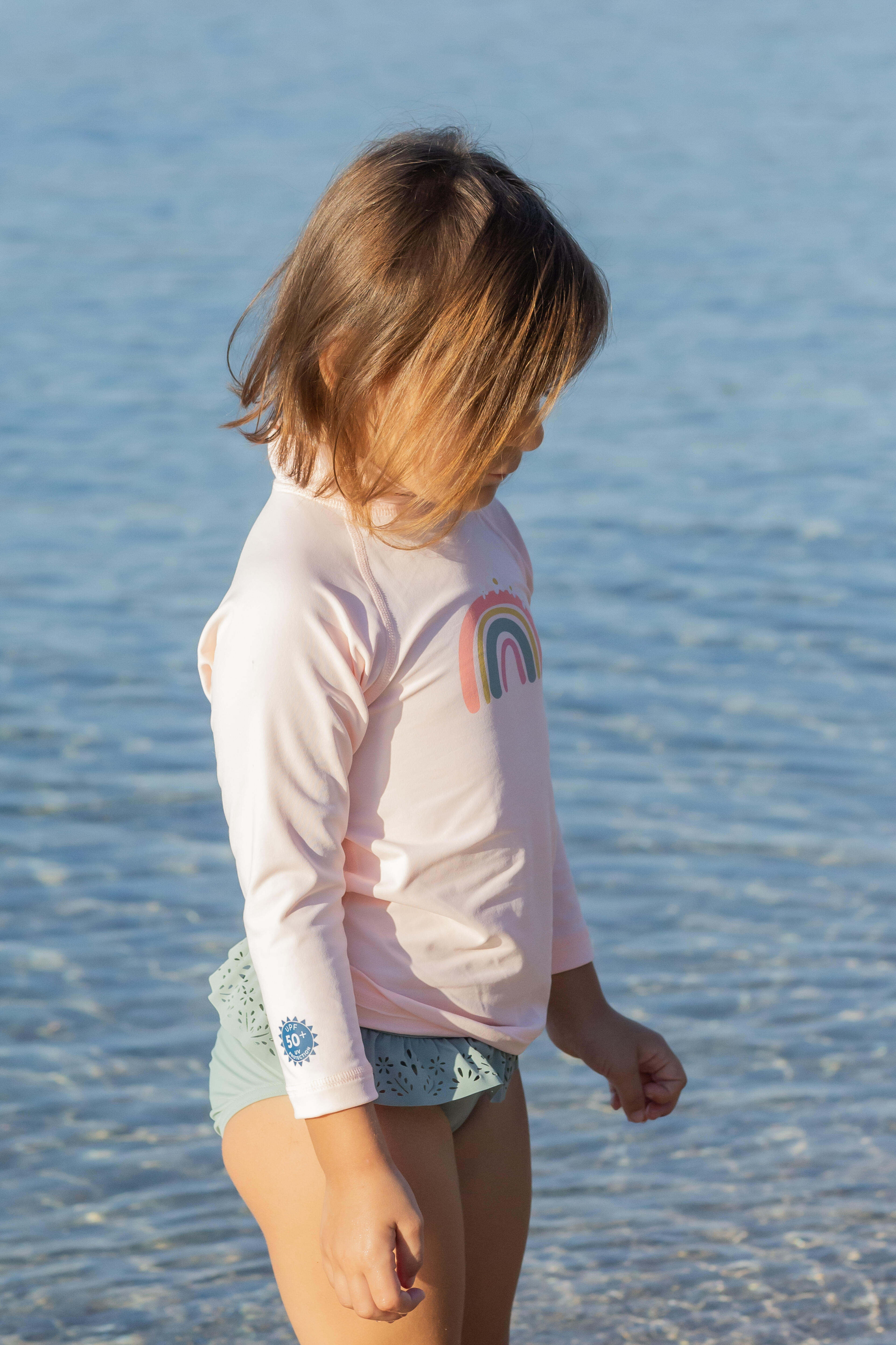 Maillot dermoprotecteur à manches longues bébé Âge 6 mois-5 ans - NABAIJI