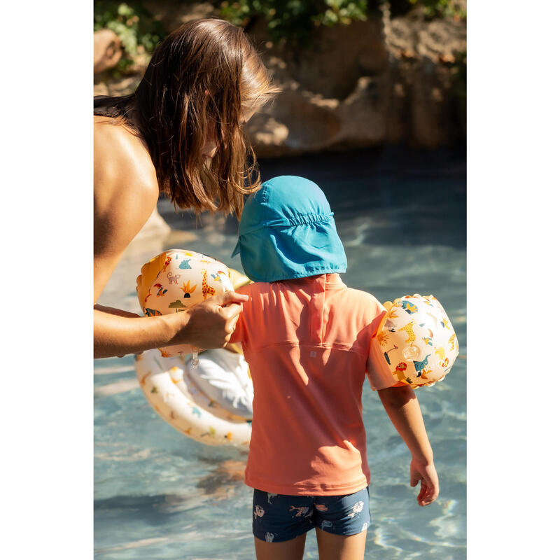 Tricou anti-UV, UPF50+, UV>95% Corai Bebe