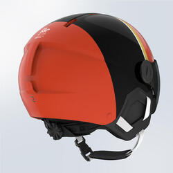 Skihelm voor kinderen H-KID 550 met vizier rood/zwart