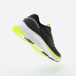 MEN'S KIPRUN KS500 2 RUNNING SHOES - BLACK/YELLOW