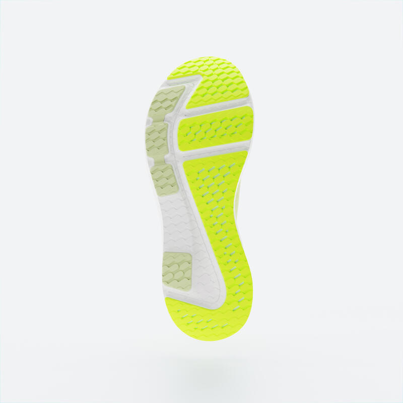 Zapatillas running Hombre Kiprun ks500 2 amarillo