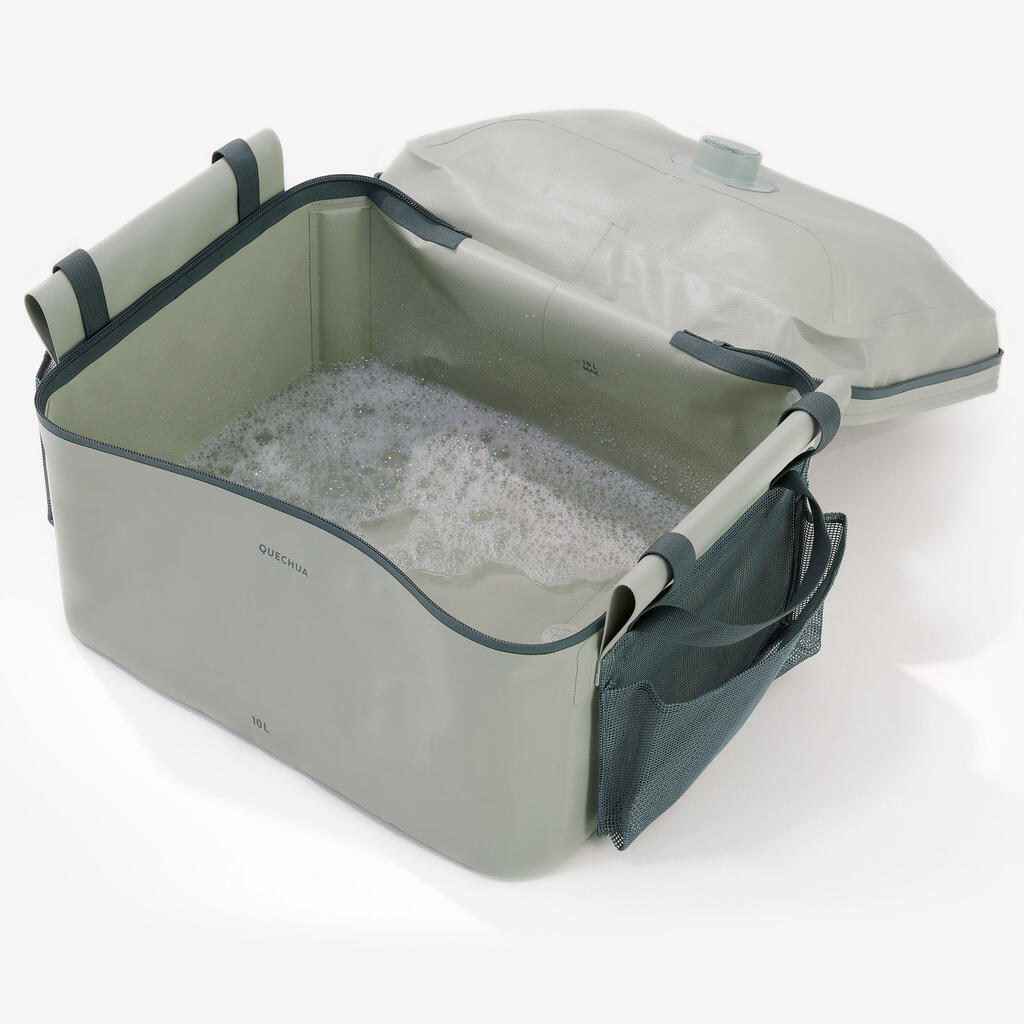 COMPACT SINK 10 L FOR CAMPING - RESERVOIR FOR GREY WATER