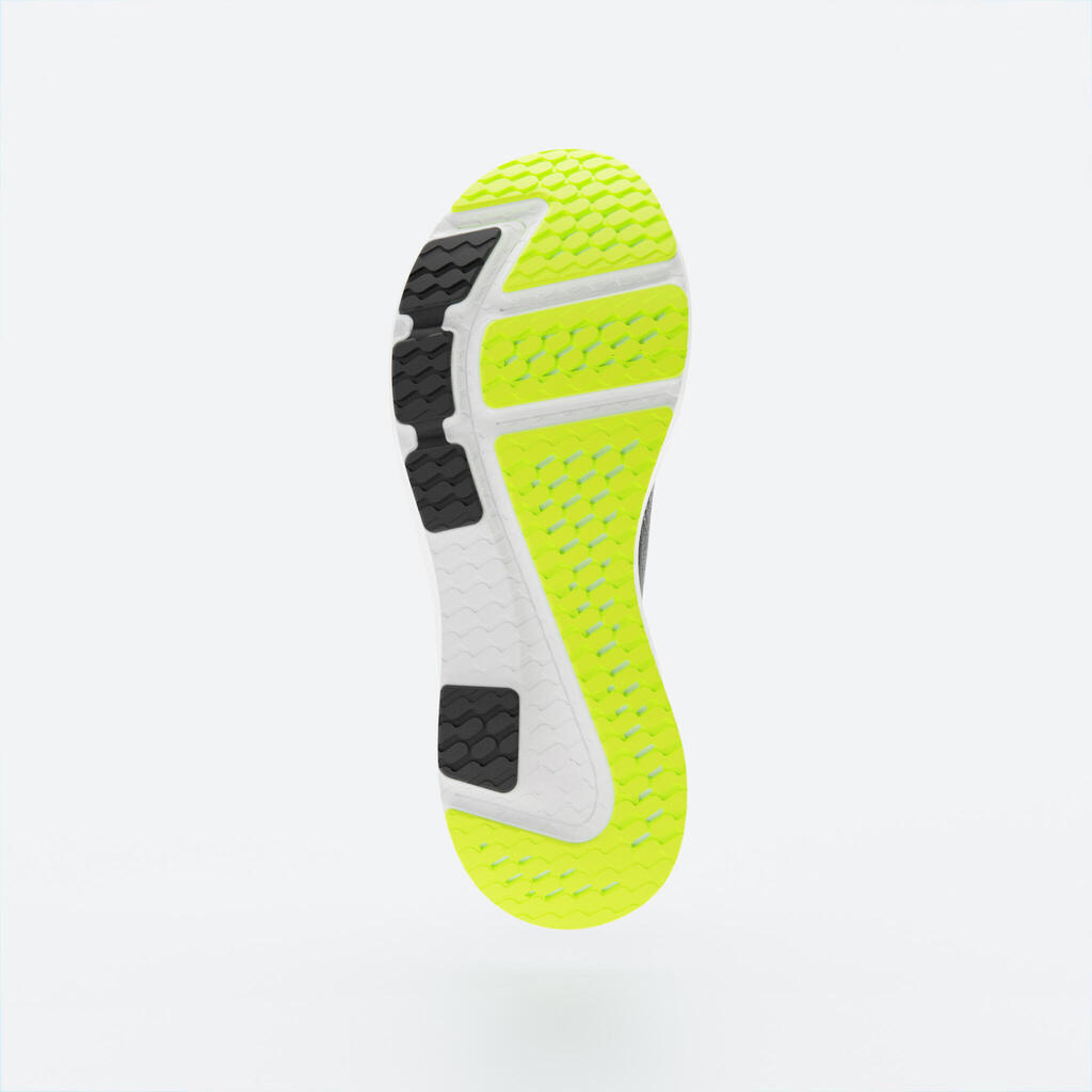 Tenis de running negro con amarillo para hombre Kiprun KS500 2