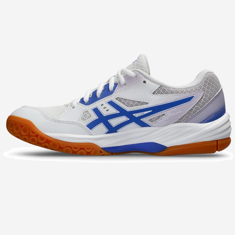 Chaussures de handball Adulte - Asics gel task blanc/bleu