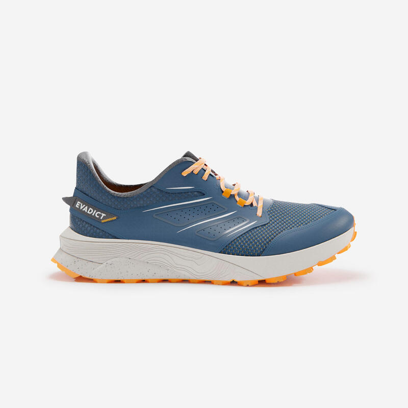 Scarpe trail uomo EASYTRAIL blu-arancione