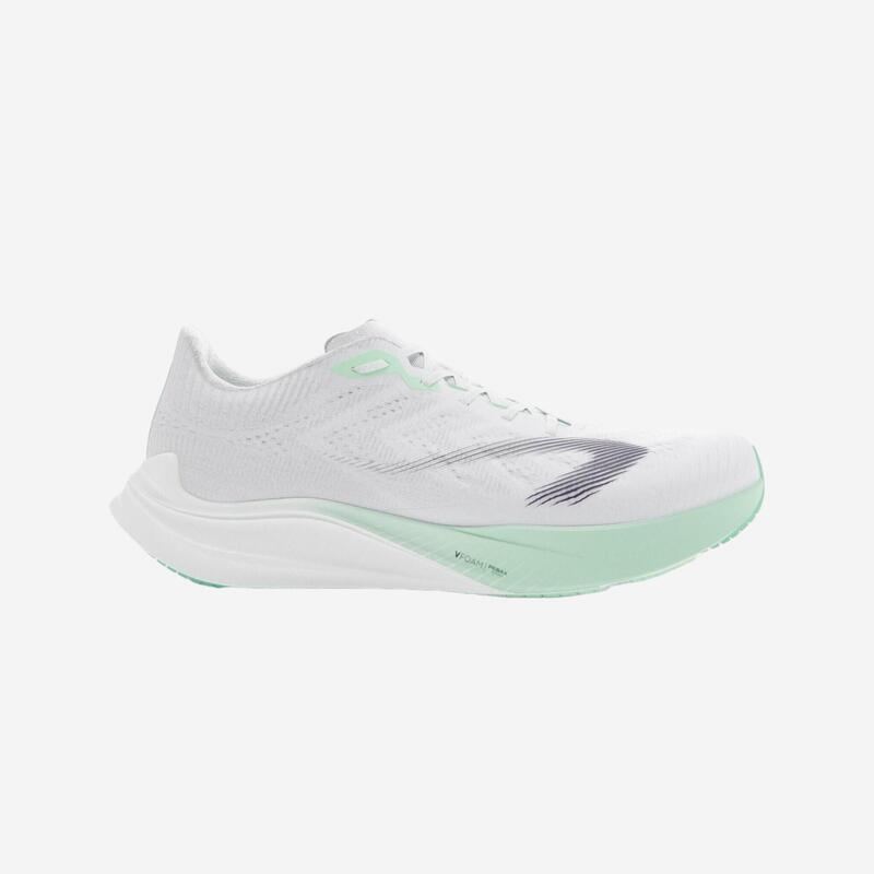 CHAUSSURE DE RUNNING FEMME KIPRUN KD900 LIGHT VERT BLANC