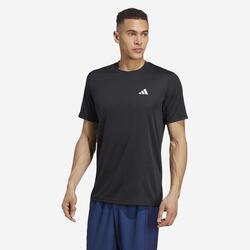 T-SHIRT DE FITNESS CARDIO ADIDAS HOMME NOIR
