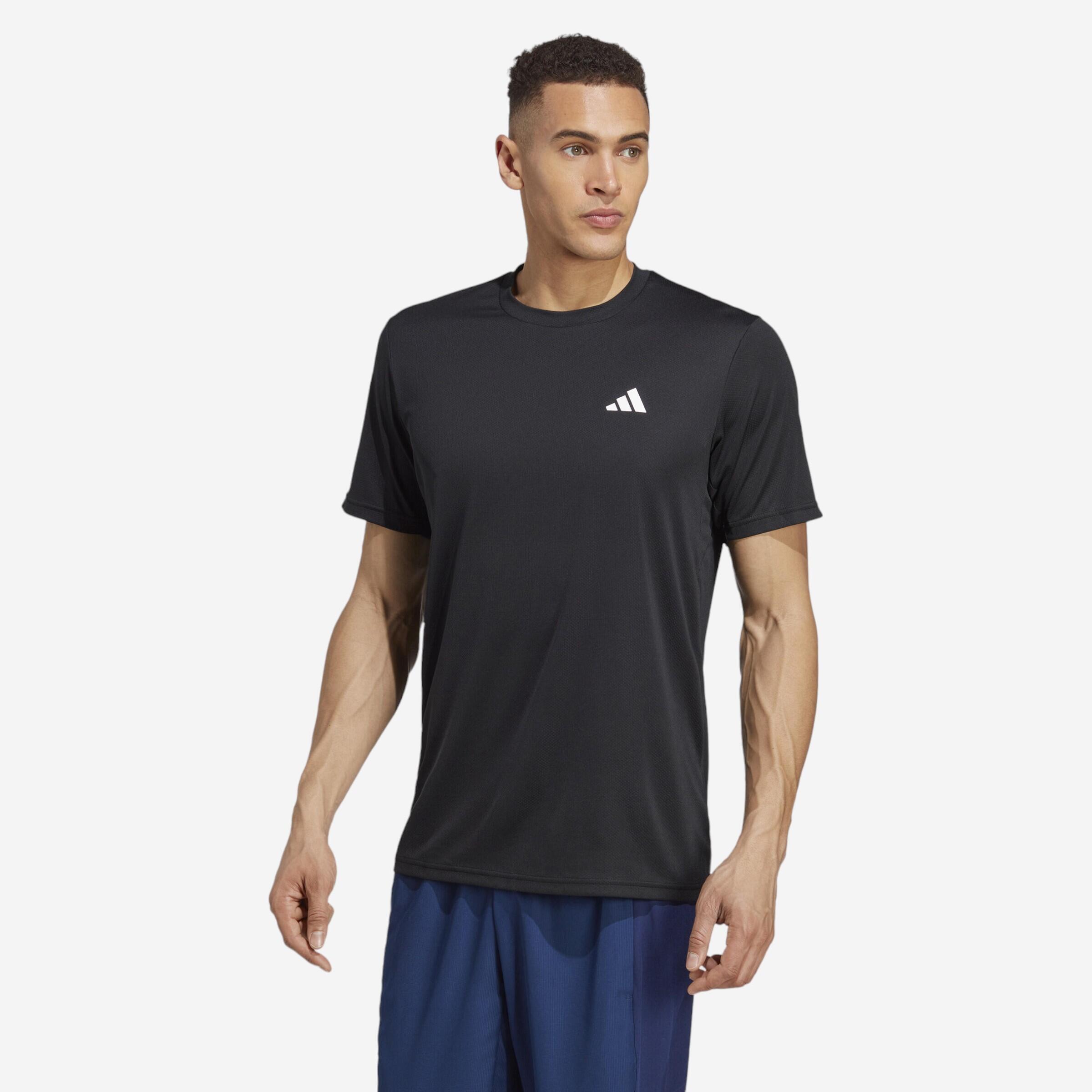 T-SHIRT DE FITNESS CARDIO ADIDAS HOMME NOIR - ADIDAS T-SHIRT DE FITNESS CARDIO ADIDAS HOMME NOIR - ADIDAS