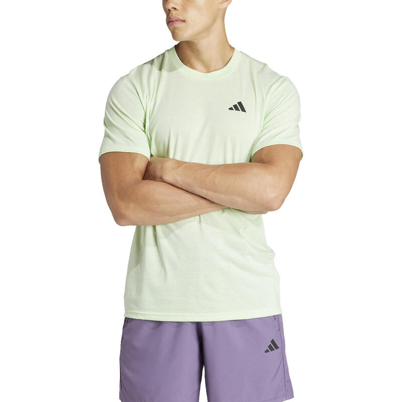 T-SHIRT DE FITNESS CARDIO ADIDAS HOMME VERT