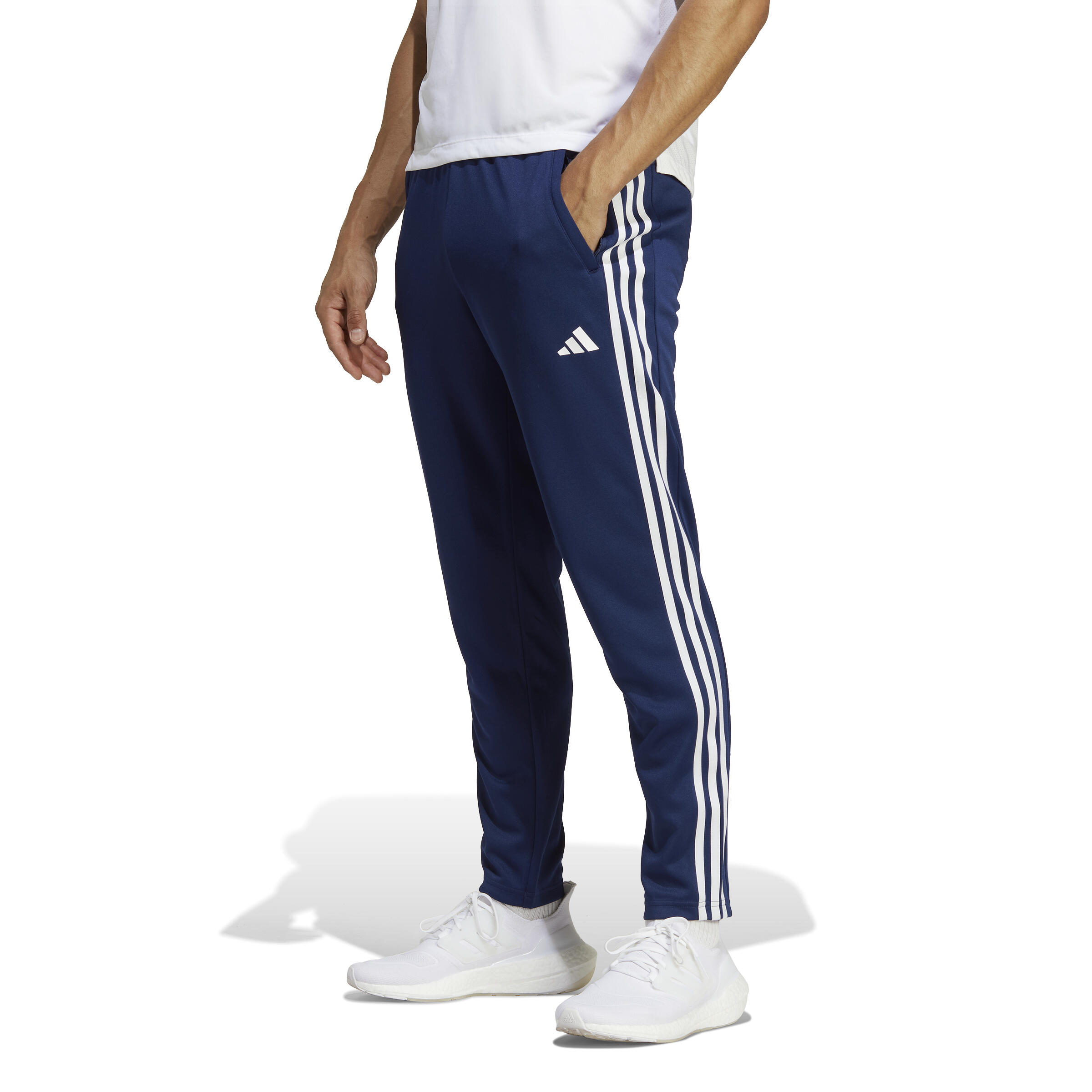 Adidas Men's Cardio Fitness Jogging Bottoms - Blue