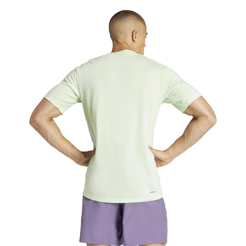 T-SHIRT DE FITNESS CARDIO ADIDAS HOMME VERT