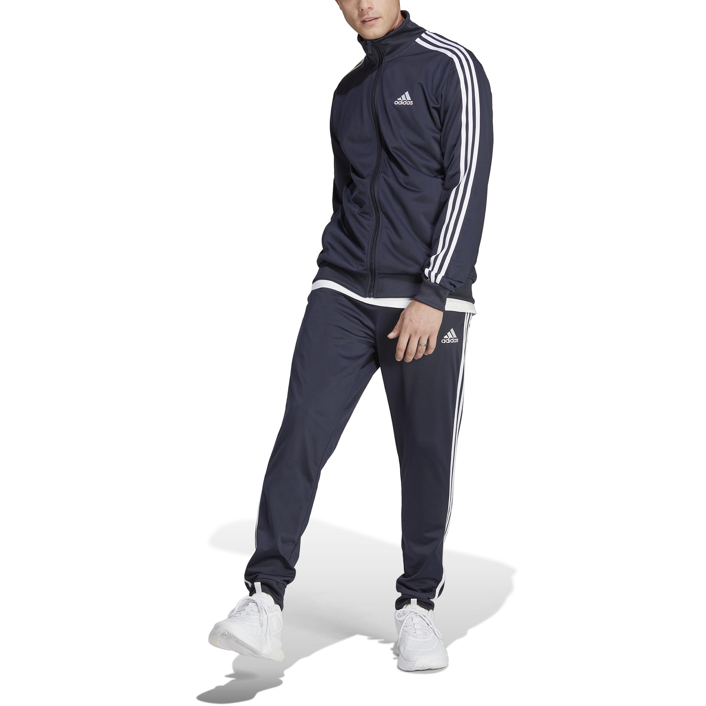 Chandal Fitness Cardio adidas Hombre Azul marino Decathlon