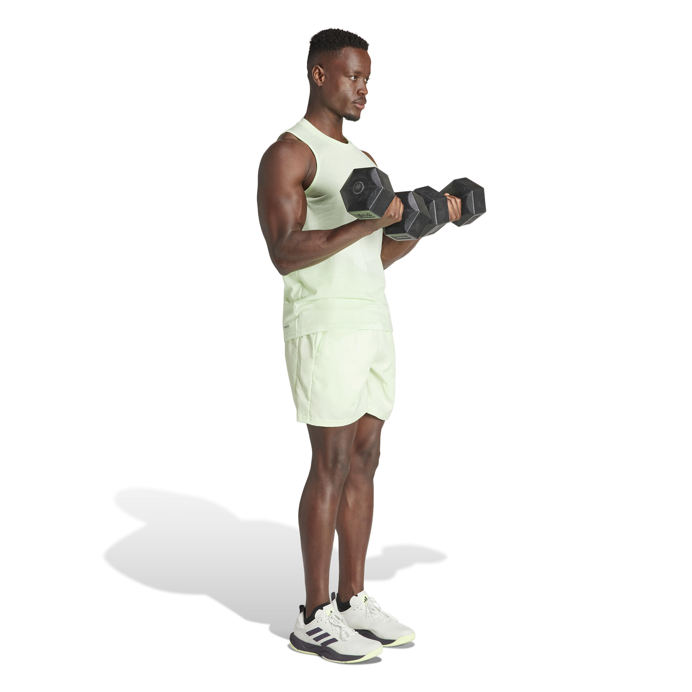 CALÇÕES DE FITNESS CARDIO ADIDAS HOMEM VERDES 4/5