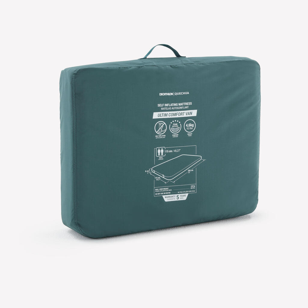 Luftmatratze selbstaufblasend Camping - Ultim Comfort Van 115 cm für 2 Personen 