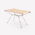 TABLE DE CAMPING COMPACTE  4/6 PERSONNES - PLATEAU BOIS - POCHE DE RANGEMENT