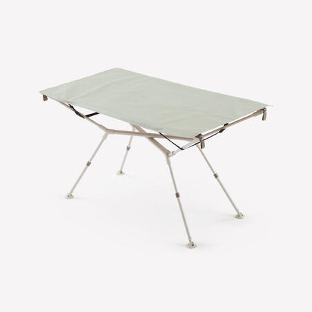 Kompaktni sto za kampovanje za 4/6 osoba, drveni, gornji džep za odlaganje