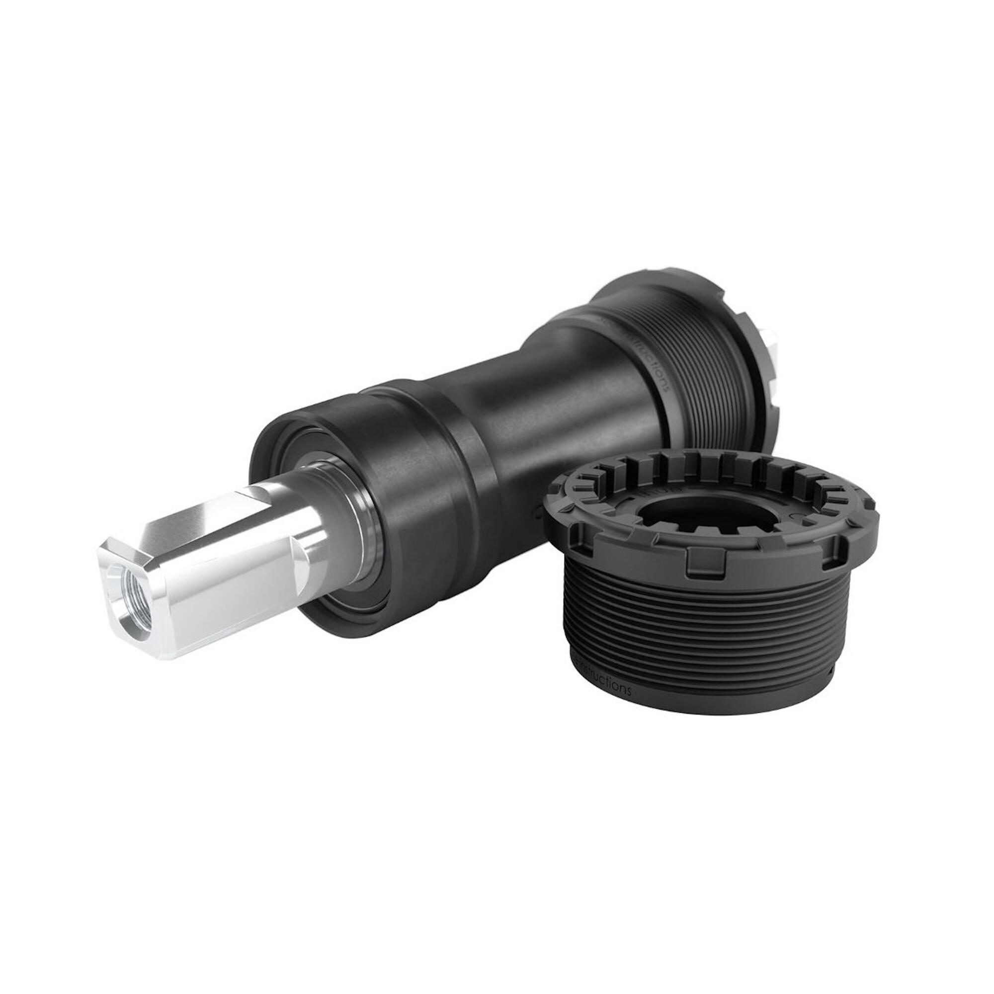 Elops - Boiter Pedalier Thun Topaz 119mm Sans Vis - Boitier De Pédalier - Sav Cycle - Gris-noir - 119mm - Decathlon