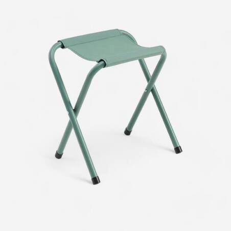 Folding camping stool - green