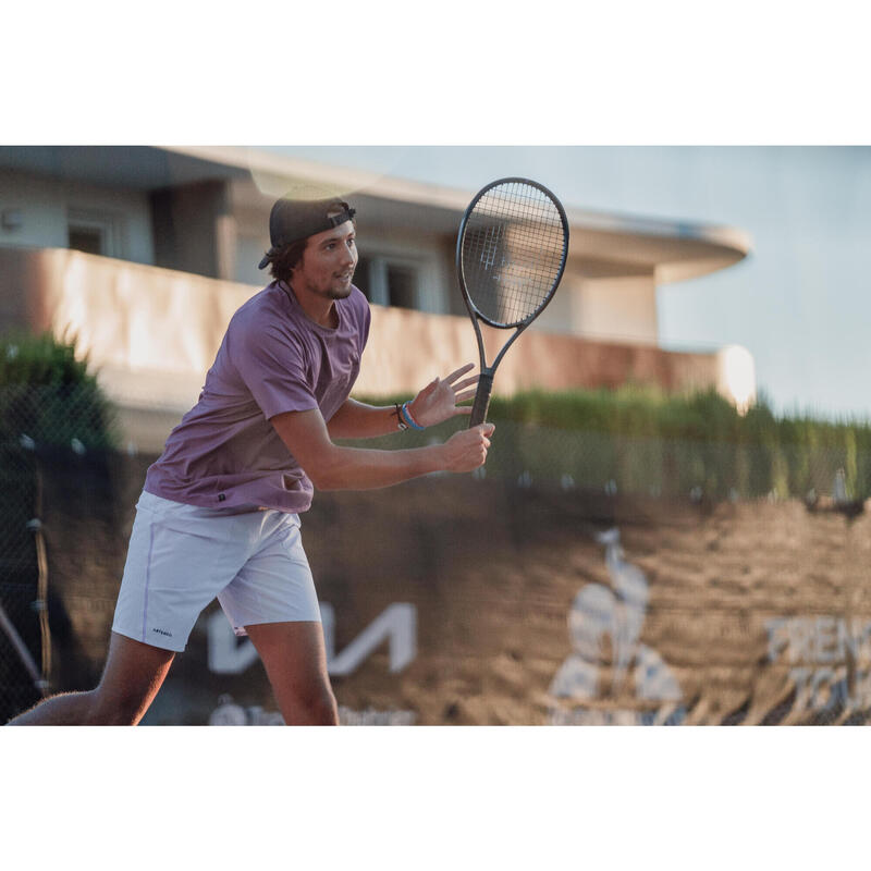 Short de tennis Homme respirant - Artengo Dry+ Violet Gaël Monfils