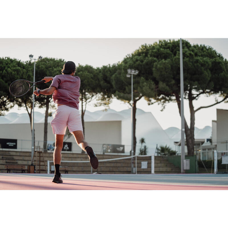 Pantalón corto de tenis Hombre transpirable - Artengo Dry + Violeta Gaël Monfils