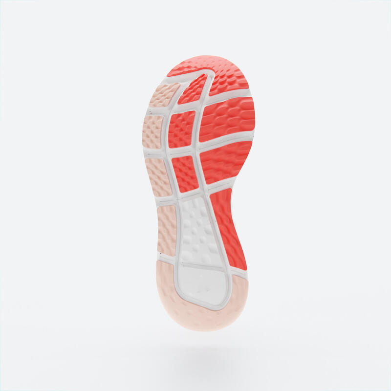 CALÇADO DE CORRIDA MULHER KIPRUN KS900 2 BRANCO/CORAL