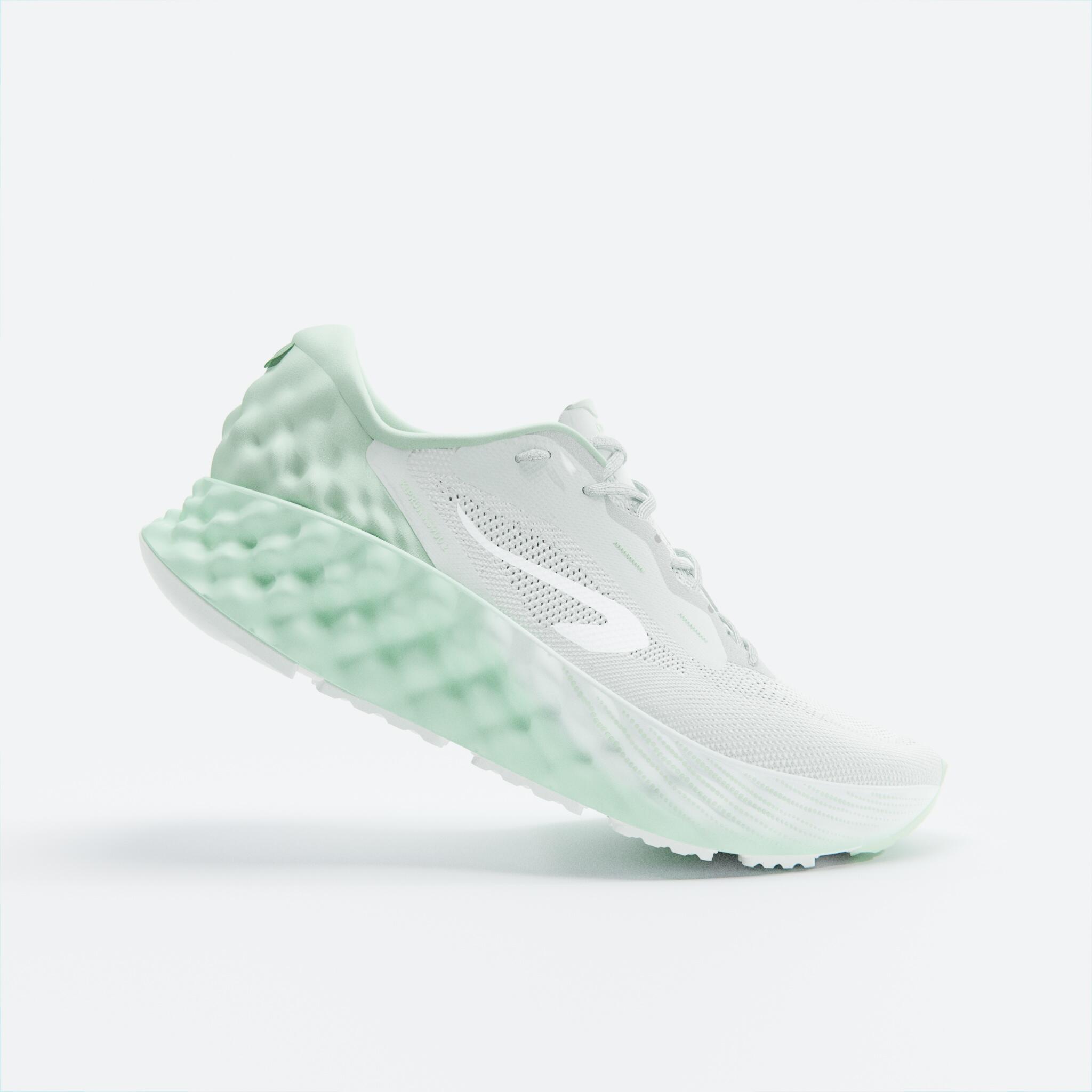 Kiprun - Chaussure De Running Femme - Kiprun Ks900 2 Vert Gris - Chaussures De Sport - Running Trail Athletisme - Bleu-gris-vert - 36 - Decathlon