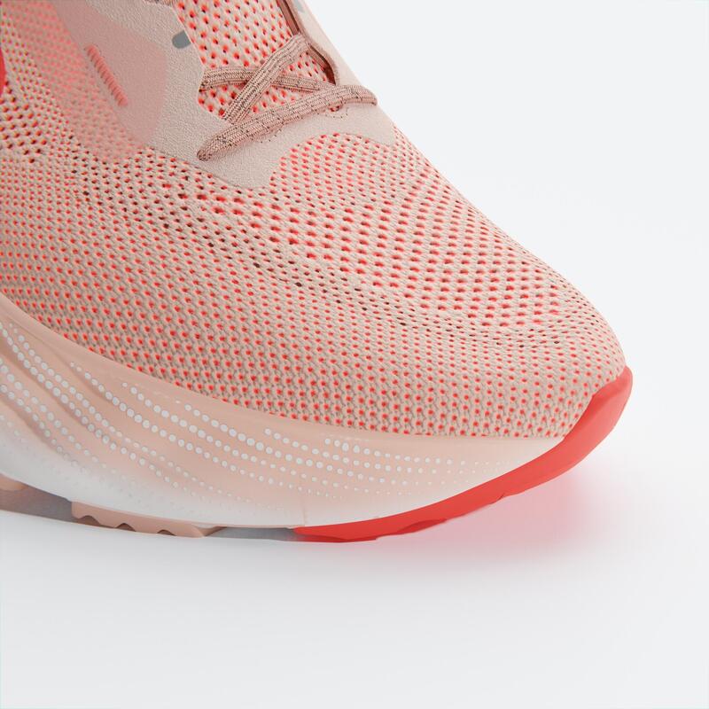 Kadın Koşu Ayakkabısı - Beyaz/Mercan Rengi - Kiprun KS900 2